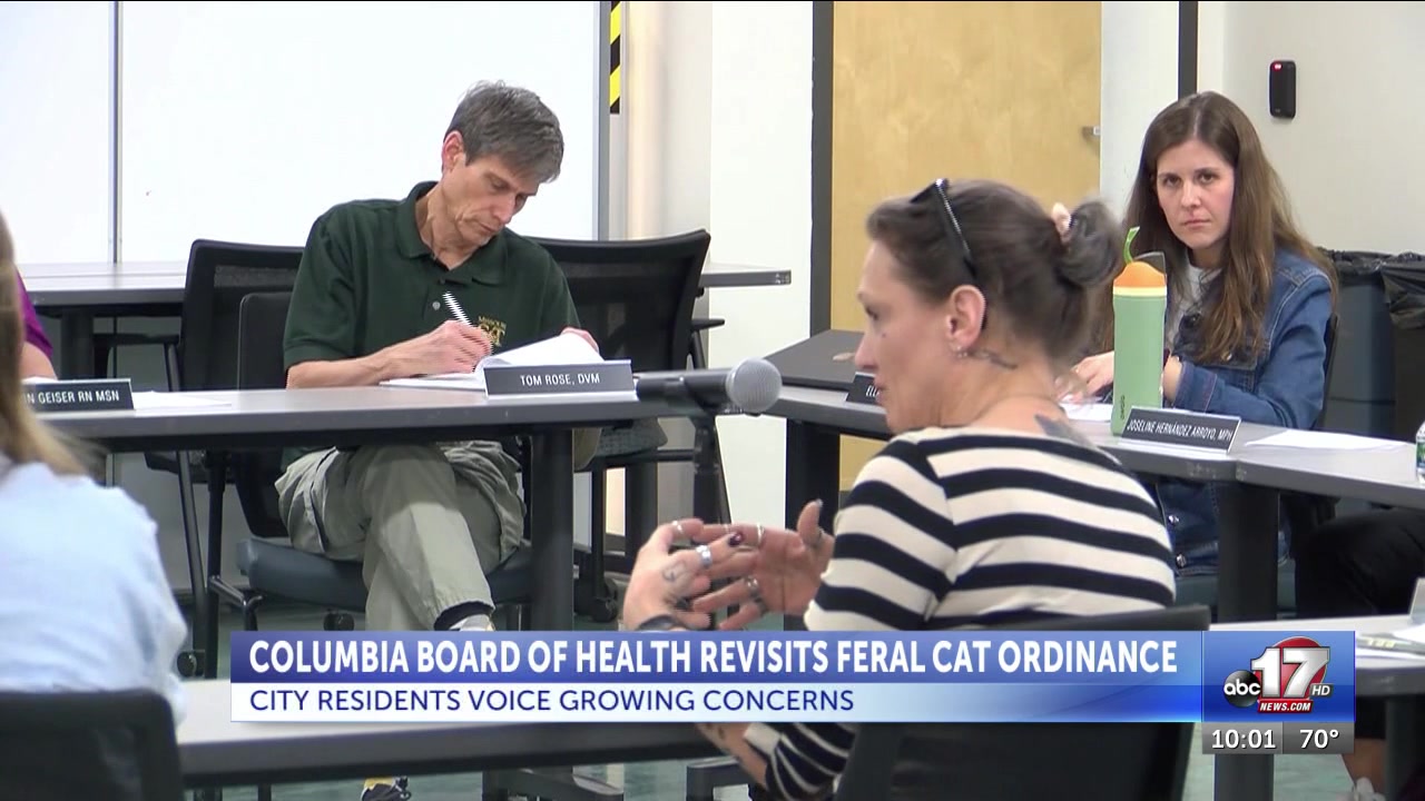 Columbia Board of Health revisits feral cat ordinance as residents voice growing concerns