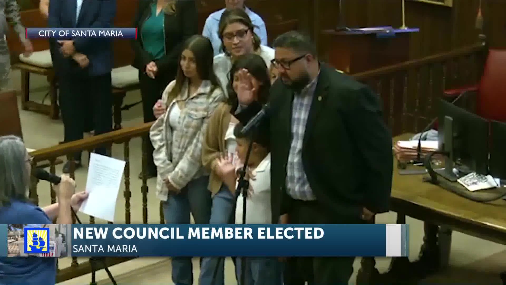Santa Maria City Council Swears In Ricardo Batalla For Vacant District One Seat