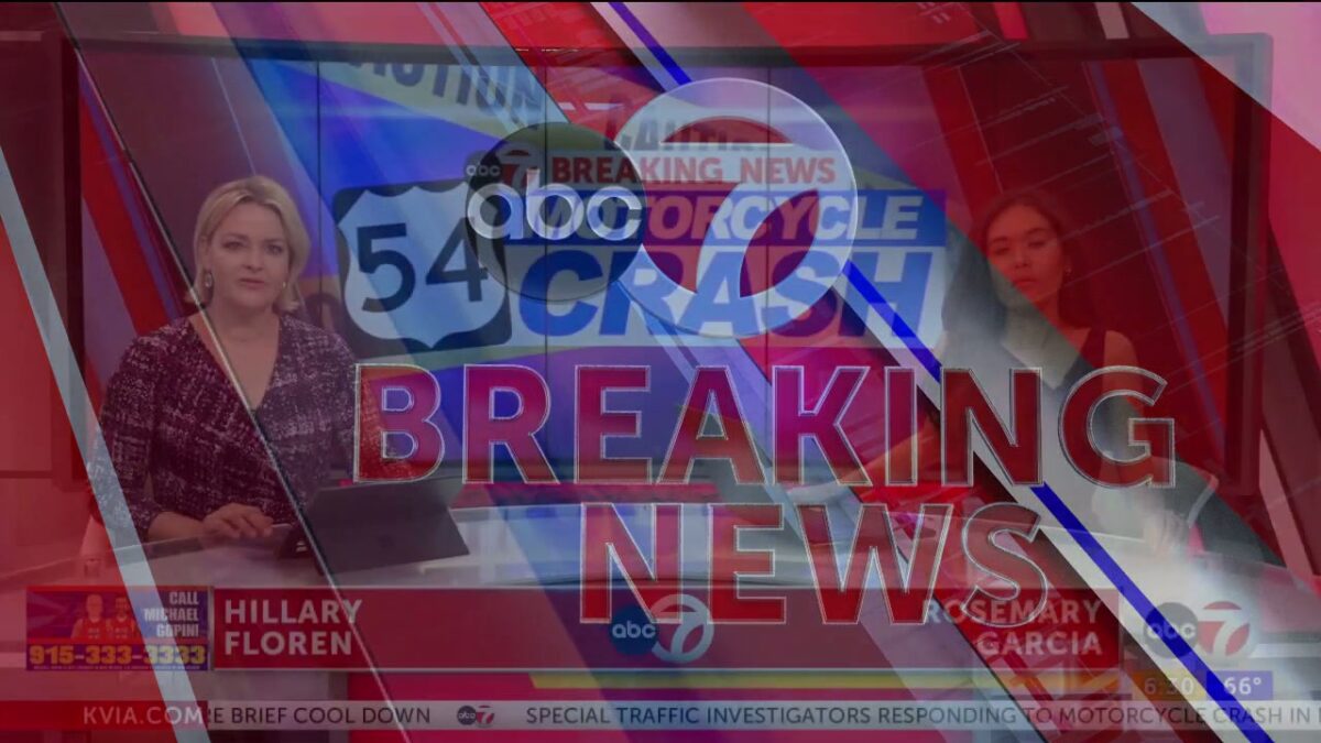 Special Traffic Investigators responding to motorcycle crash in Northeast El Paso