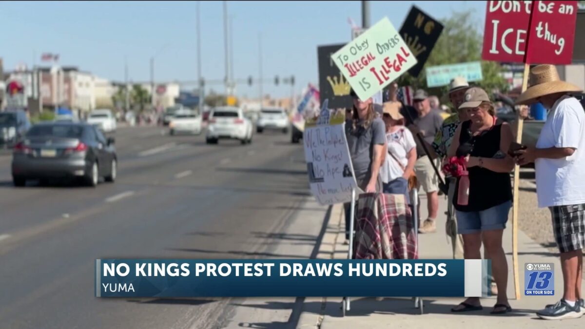 No Kings Protest draws crowd in Yuma