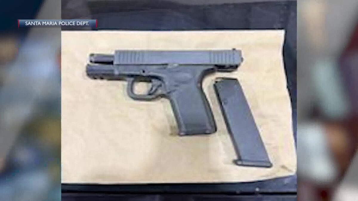 Santa Maria Police arrest one for firearm violation