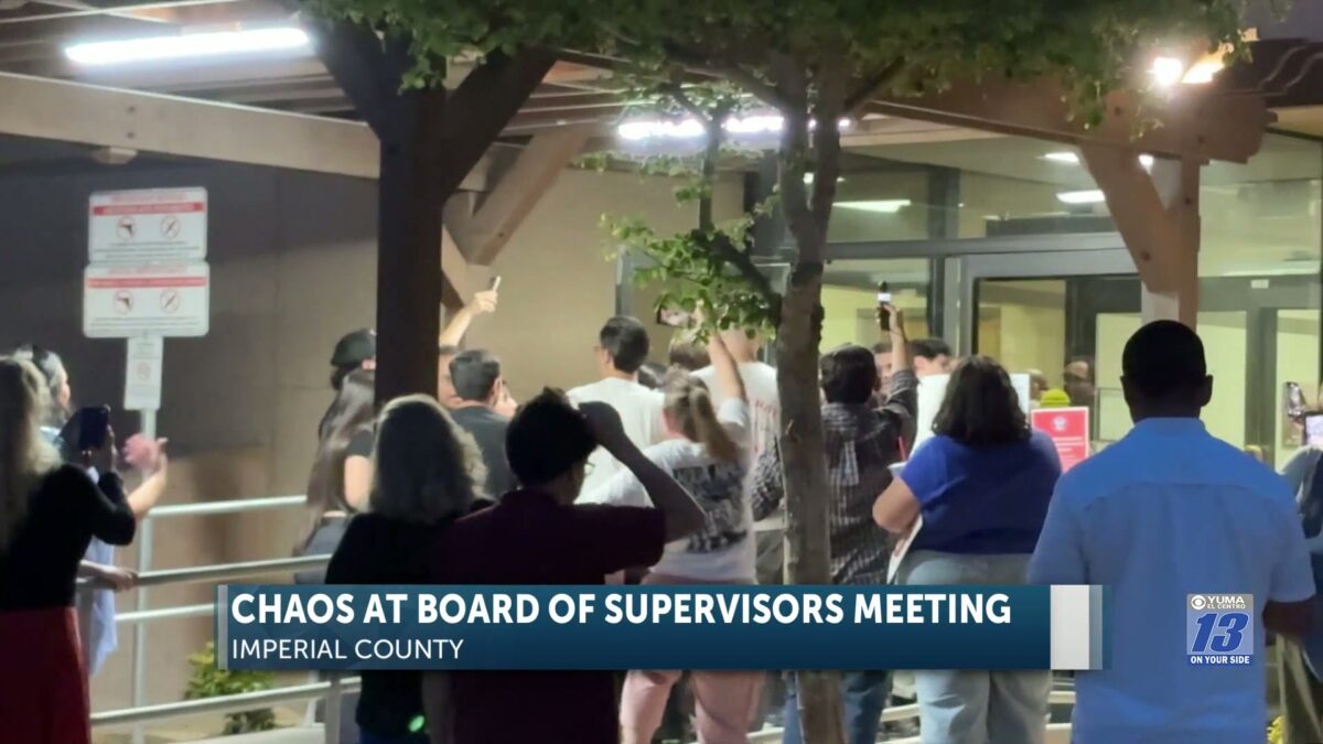 Chaos erupts during Imperial County Board of Supervisors meeting over data center