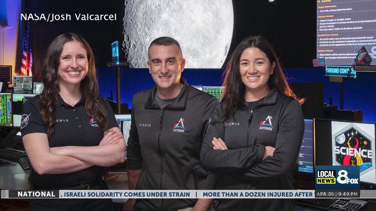 ISU Graduate manning Mission Control in Houston for Artemis II Mission