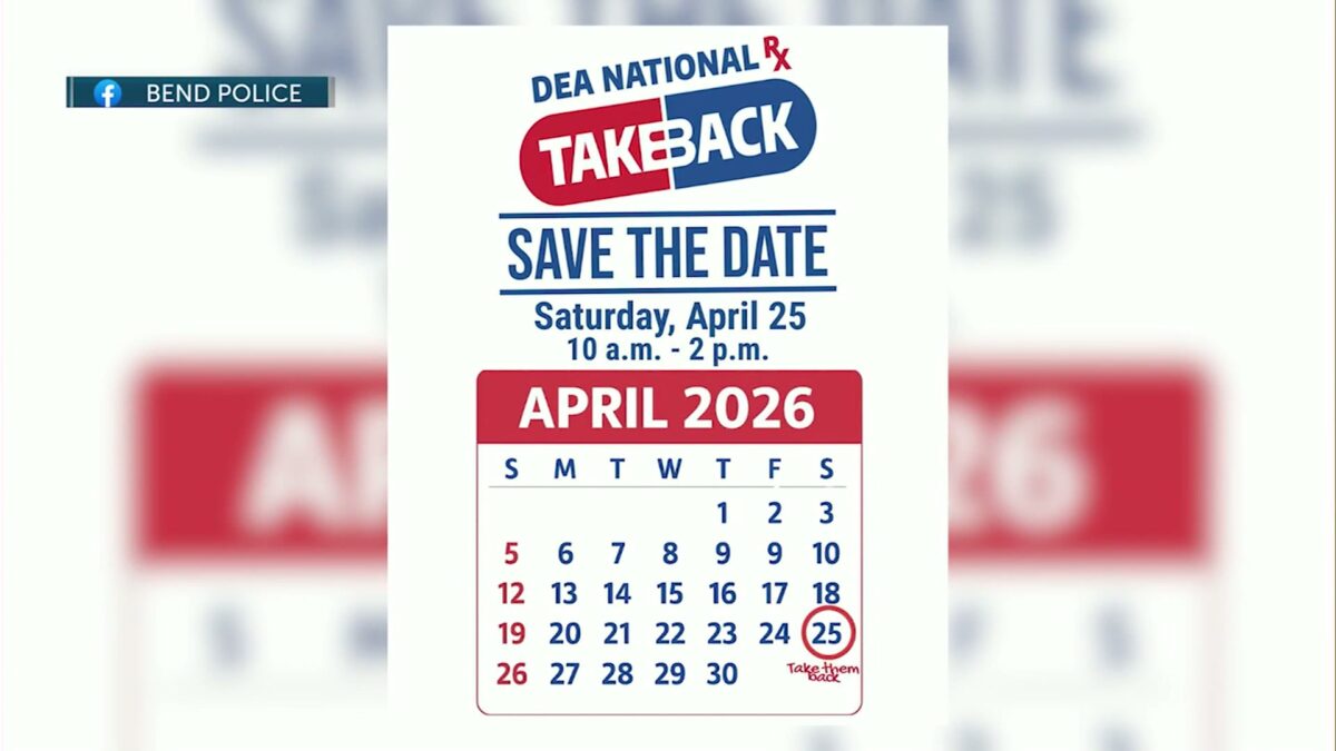 Dispose of unwanted prescriptions at Bend Police DEA Drug Takeback