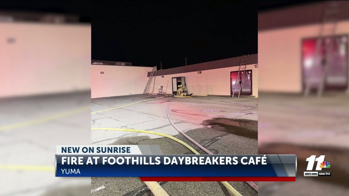 Rural Metro responds to fire at Daybreakers Cafe in the Foothills
