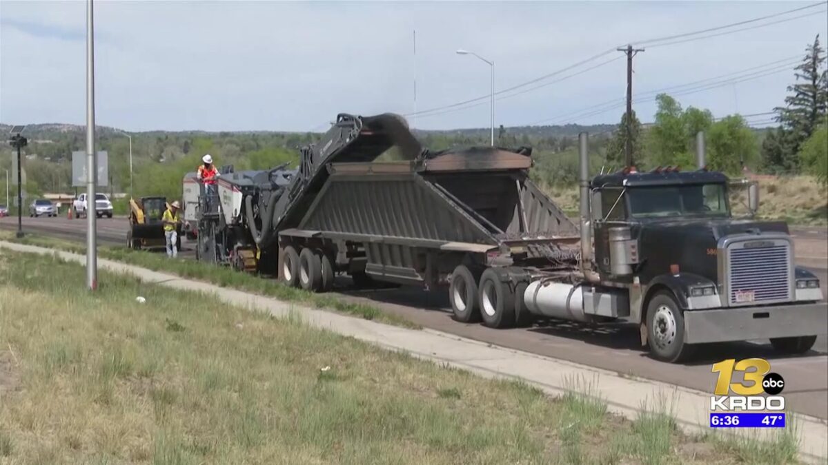 Much-maligned Circle Drive in Colorado Springs gets jump start on repaving ahead of official kick-off Tuesday