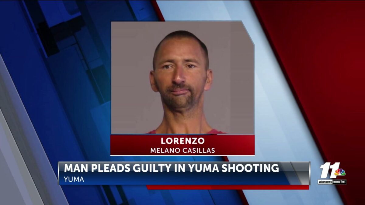 Yuma man pleads guilty in Arizona Avenue shooting