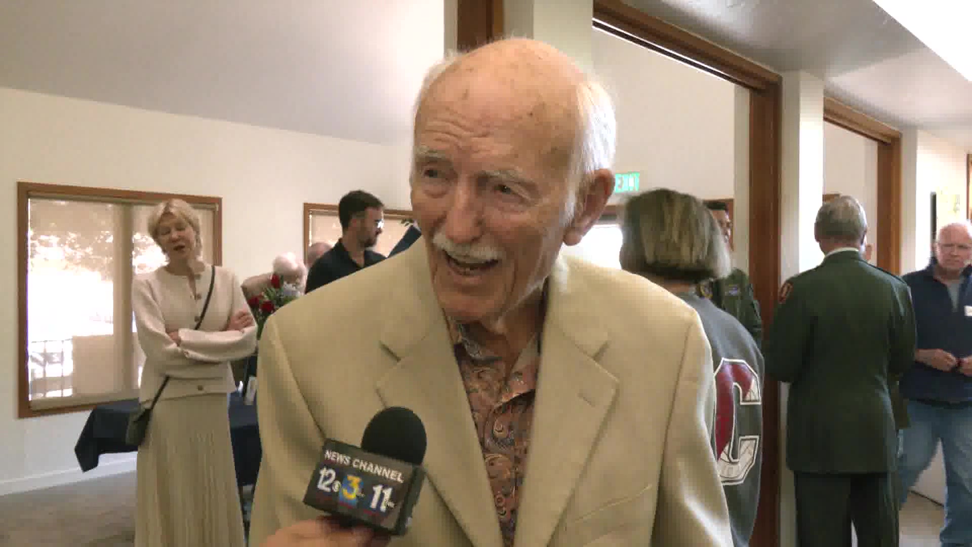 WWII Veteran Stan Clothier turns 105