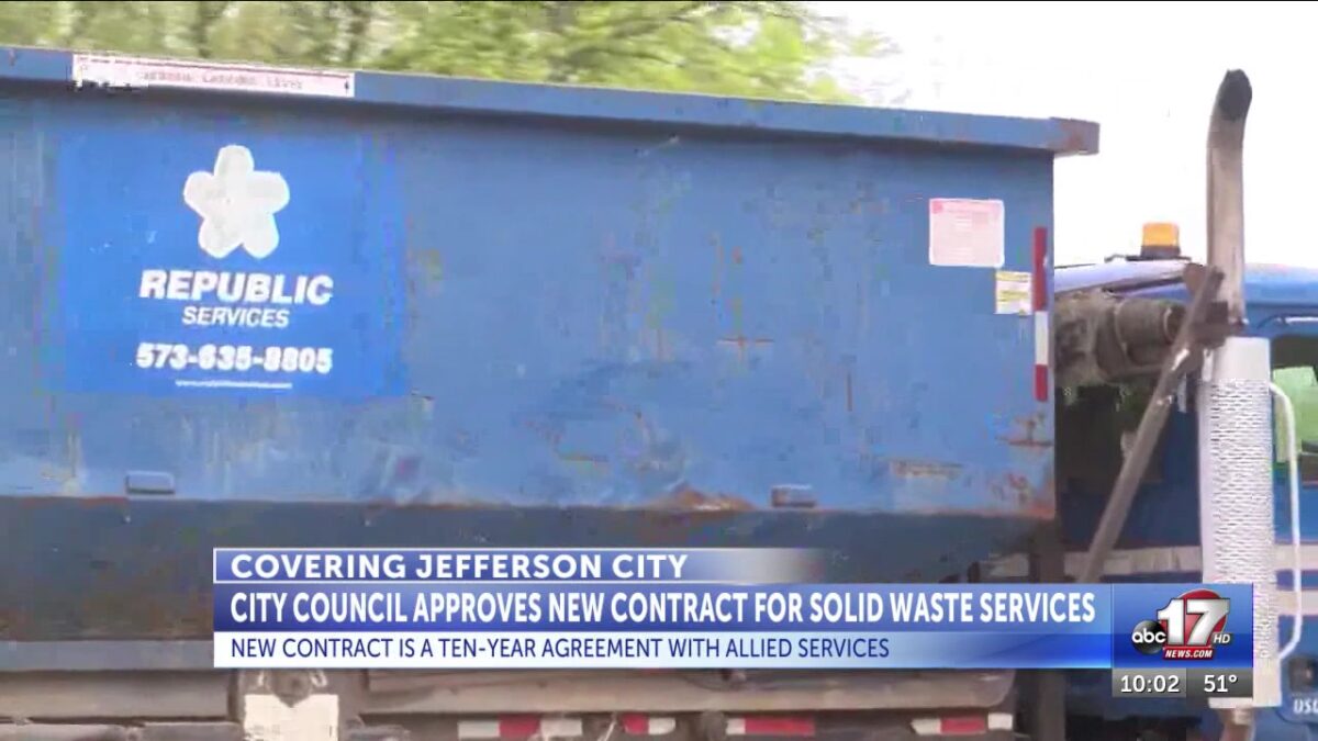 Rate increases come with new Jefferson City trash service contract