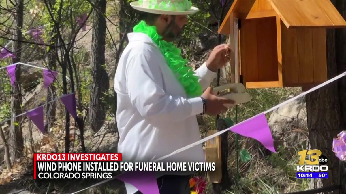 Wind phone memorial for Return to Nature Victims installed after months of searching for location