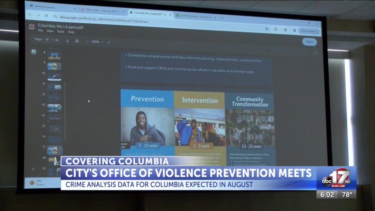 Violence reduction efforts underway as Columbia awaits new data