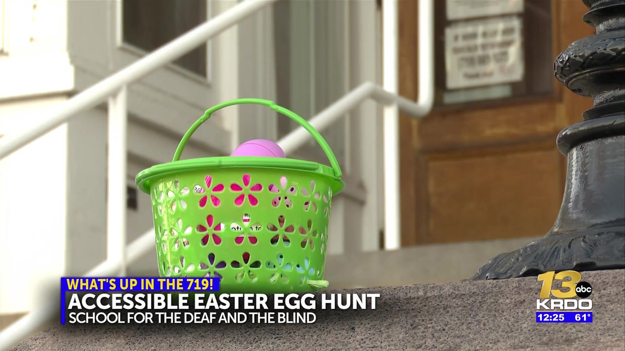Colorado School for the Deaf and the Blind opens Easter egg hunt to community for first time
