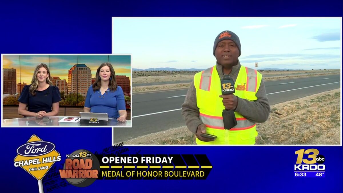 ‘We’ve already caught a few speeders’; Monday marks first morning rush hour for Medal of Honor Boulevard in Pueblo County
