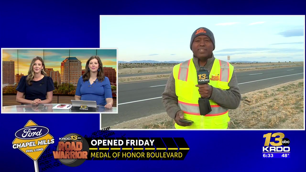 ‘We’ve already caught a few speeders’; Monday marks first morning rush hour for Medal of Honor Boulevard in Pueblo County