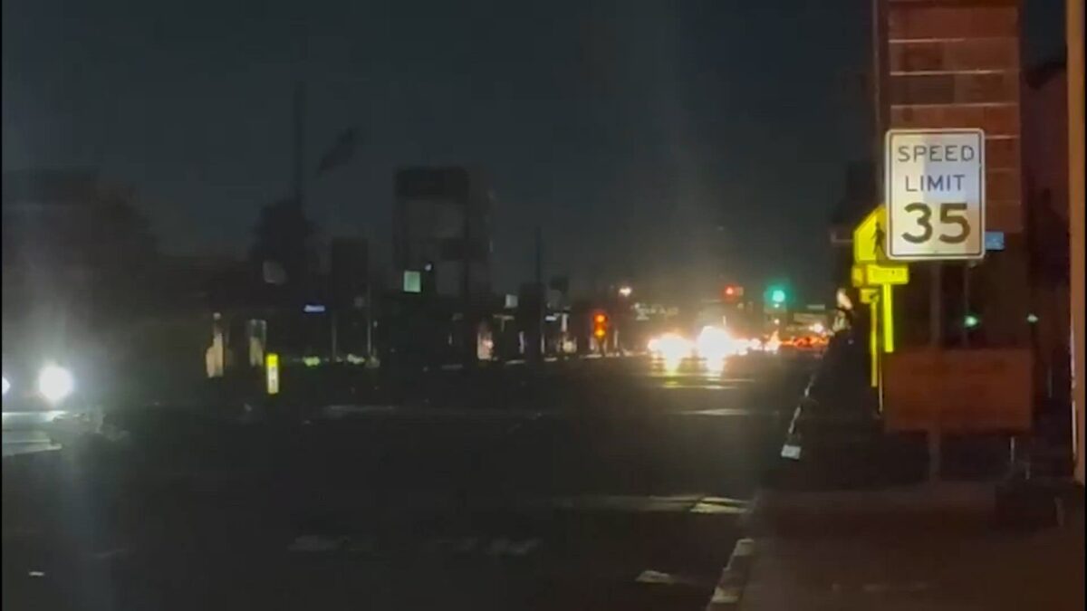 Power restored in Calexico following car crashing into pole