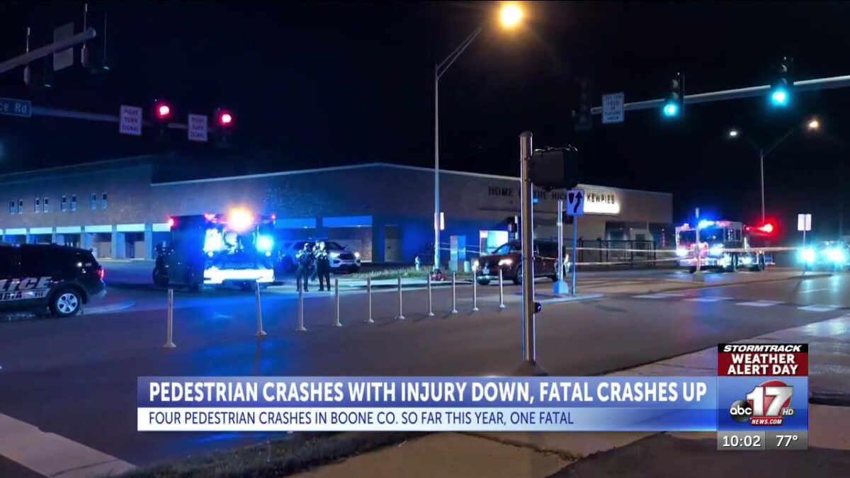 Data shows pedestrian crashes down so far in 2026 for Columbia