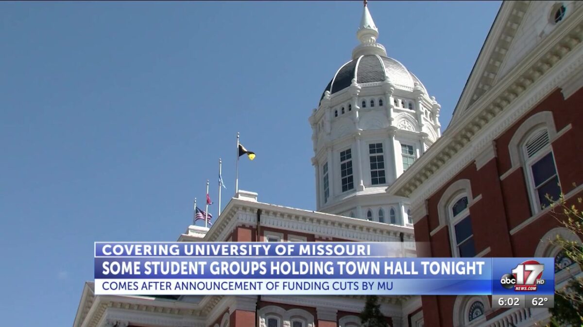 MU students pack auditorium during town hall after news of funding cuts