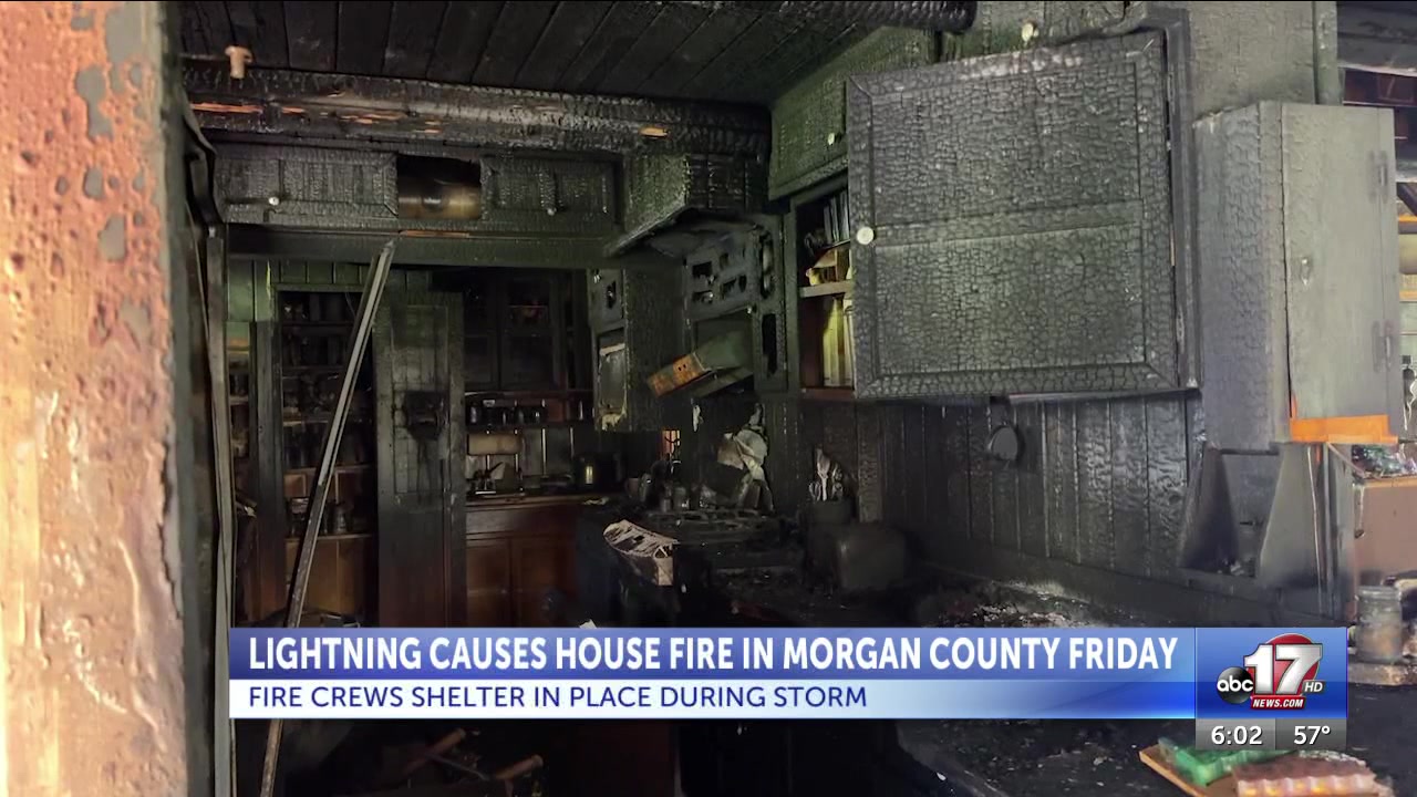 Friday storms in Morgan County causes house fire and thousands to lose power