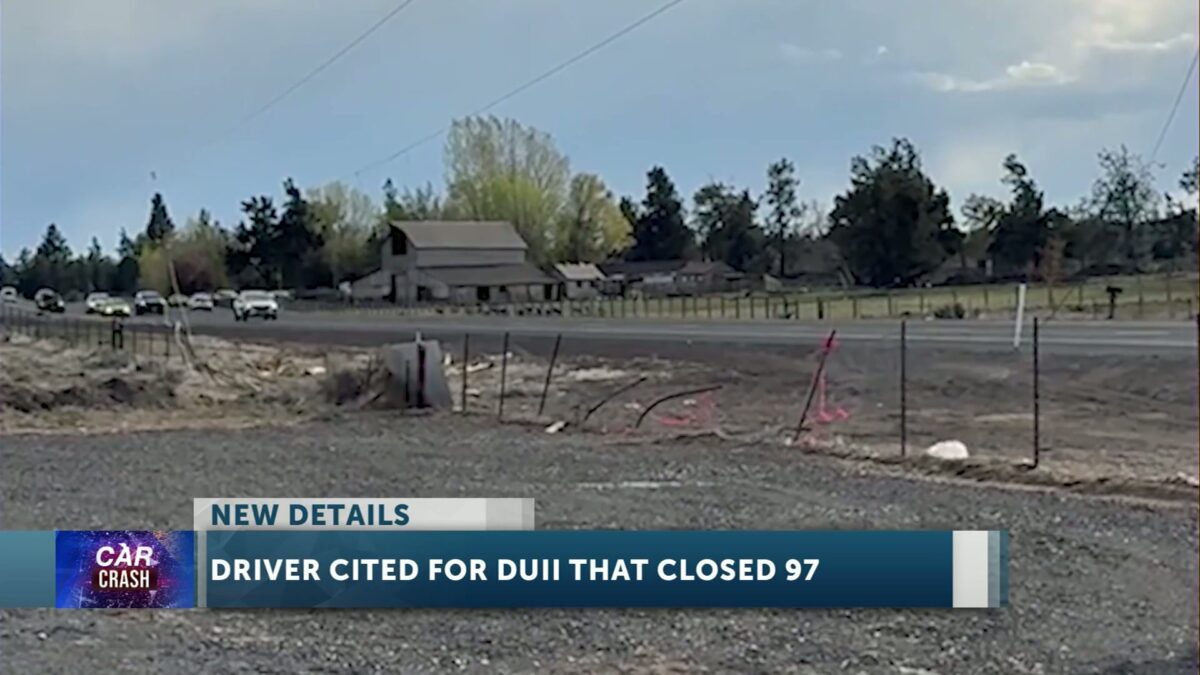 High-speed rollover crash downs power lines on Highway 97 in Redmond