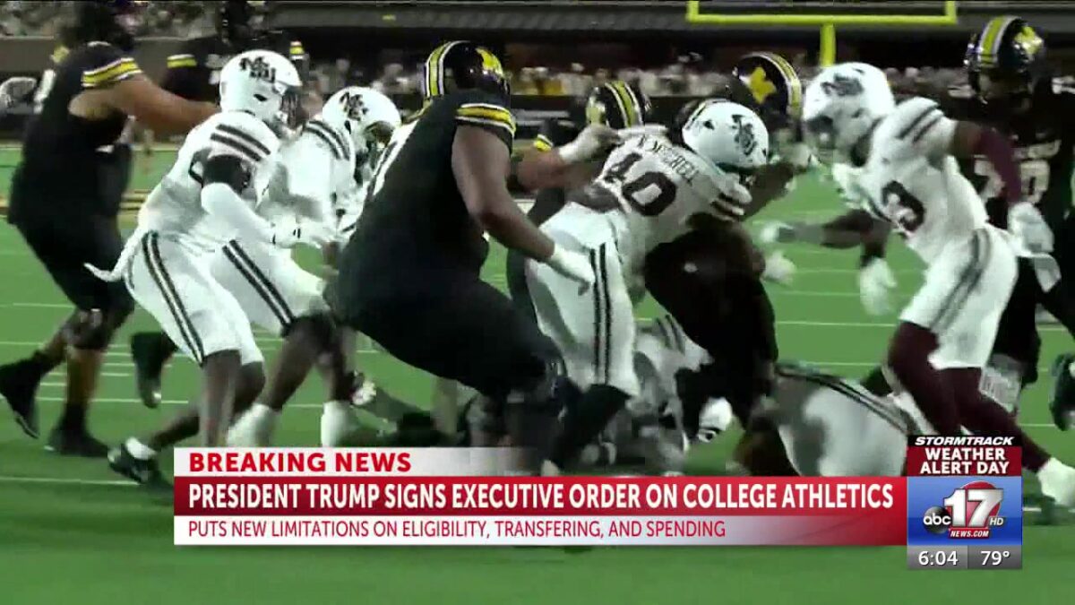 Trump’s executive order limits college athletes to 5 years of play