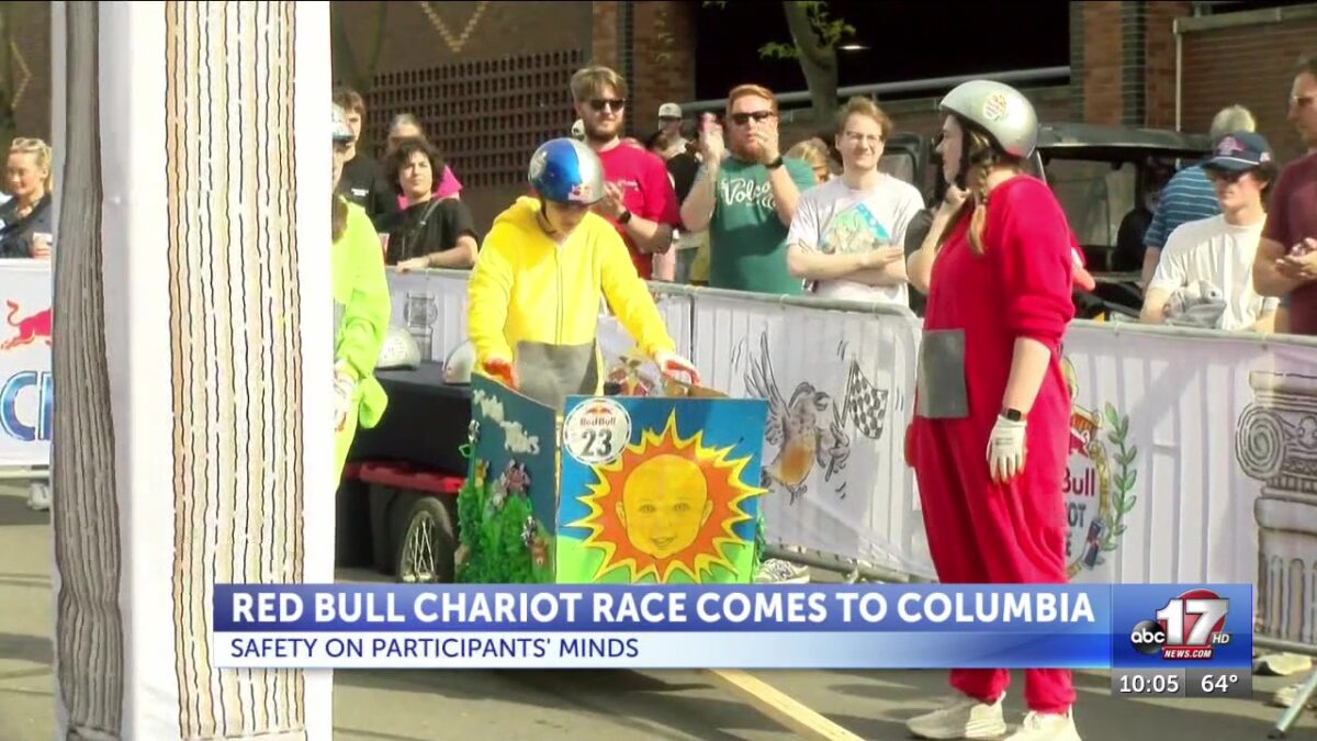 Drivers include safety features in chariot designs for Red Bull race in downtown Columbia