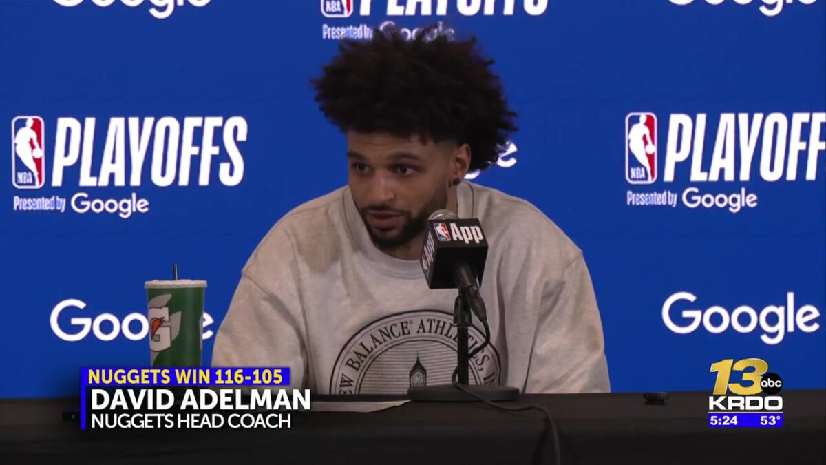 The Nuggets take game one against the Minnesota Timberwolves