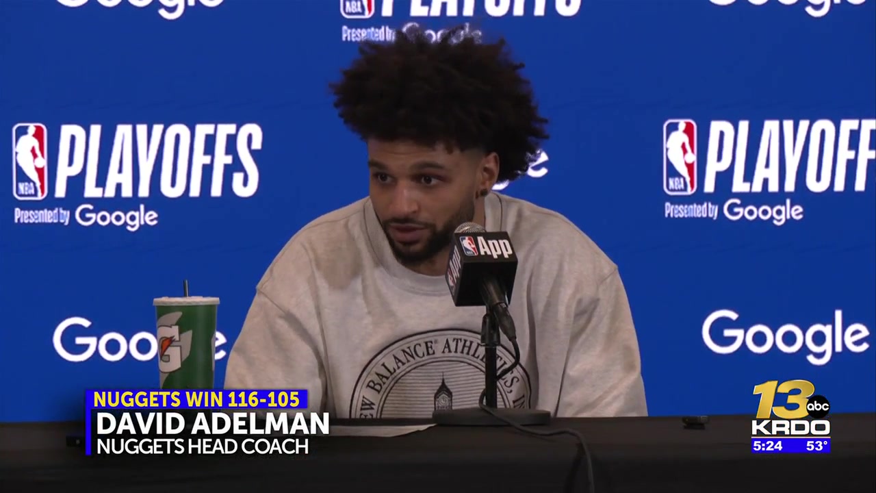 The Nuggets take game one against the Minnesota Timberwolves