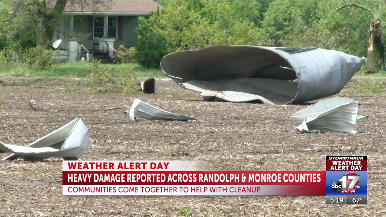 No injuries reported after storms cause damage in Randolph
