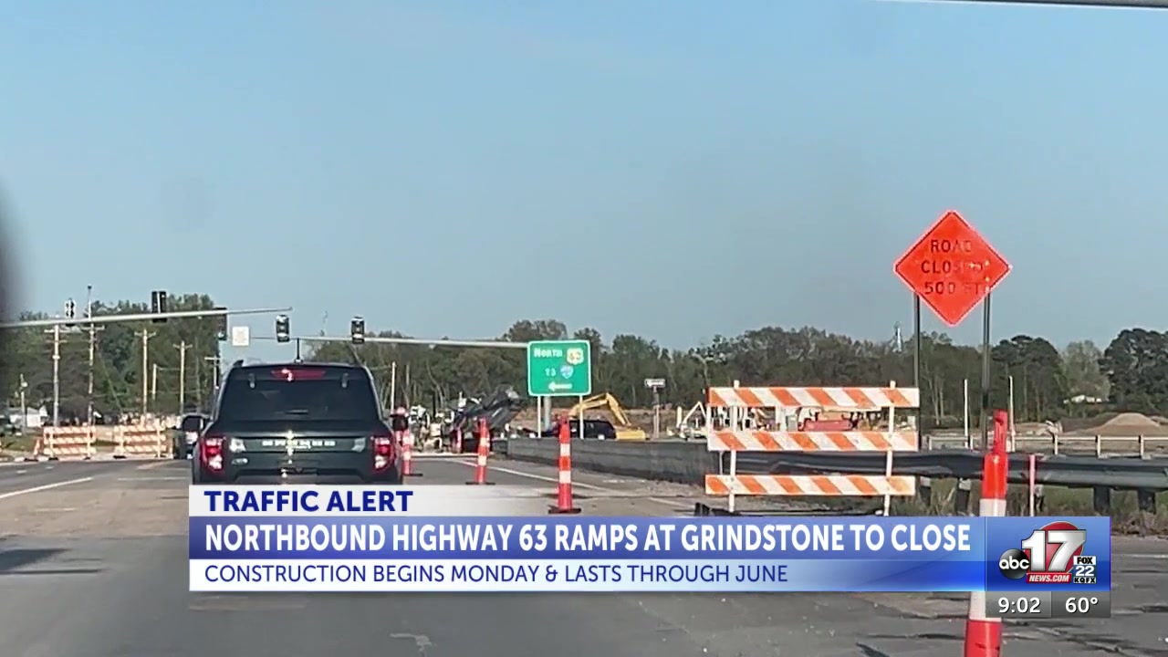 Drivers share traffic concerns ahead of MoDOT  closing U.S. 63 northbound ramps at Grindstone Parkway on Monday