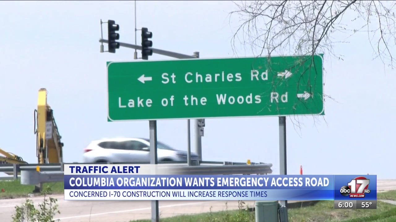 Columbia organization is asking MoDOT for emergency vehicle road during I-70 construction