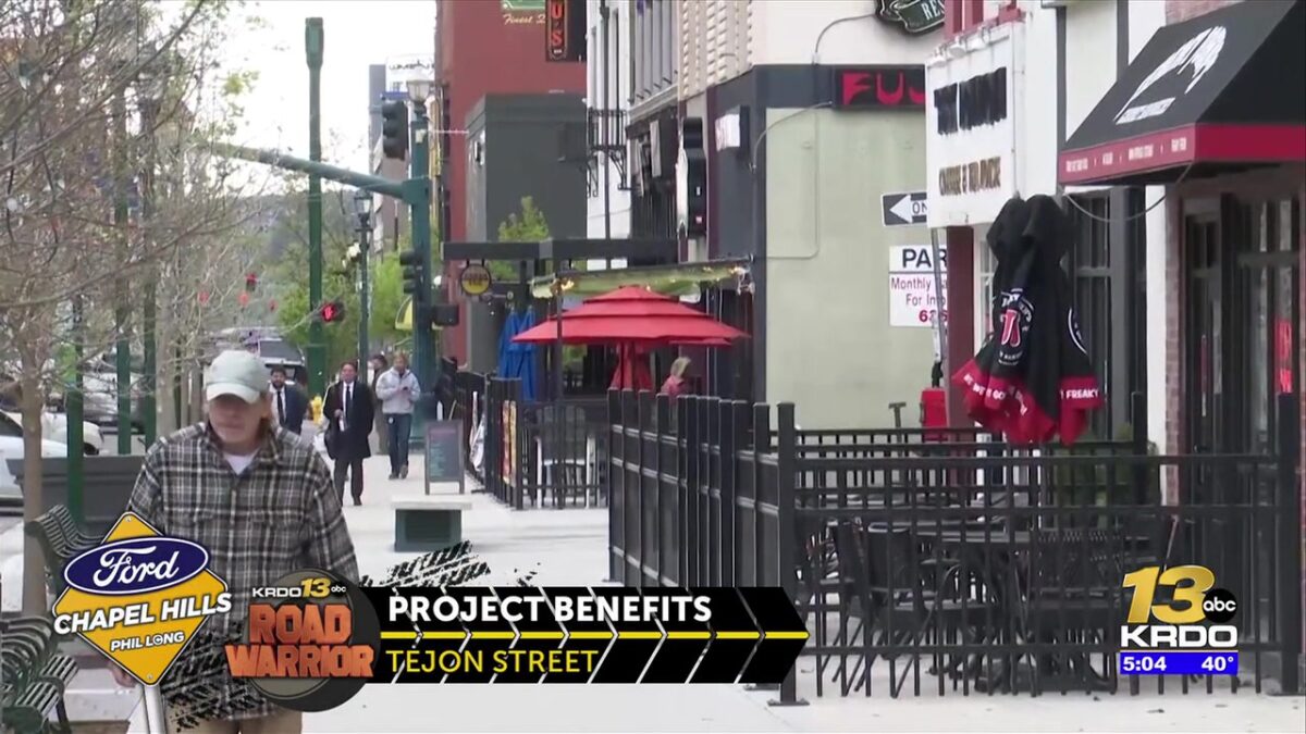 Tejon Street closure in downtown Colorado Springs for final upgrade phase