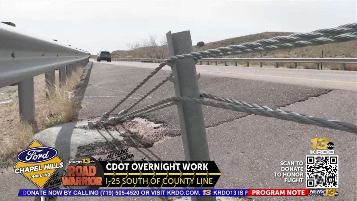 CDOT starts four-month project to improve traffic safety on Interstate 25 north of Pueblo