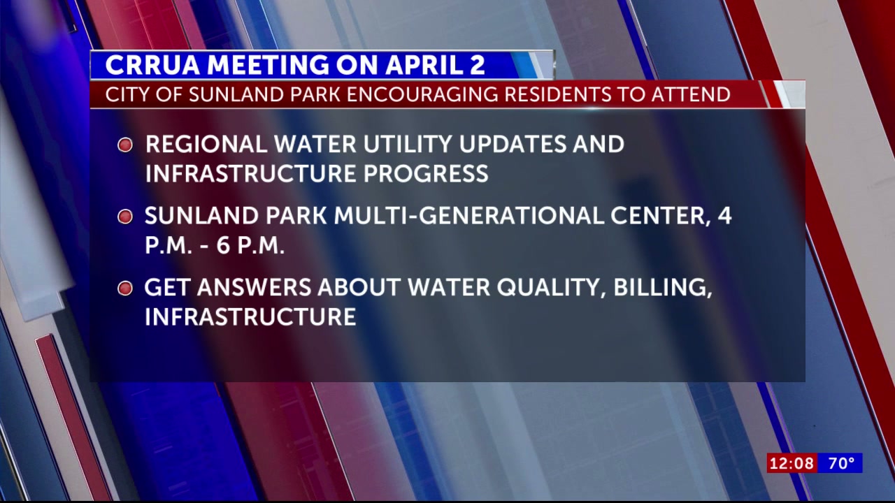 City of Sunland Park hosting ‘community night’ to learn about regional water utilities