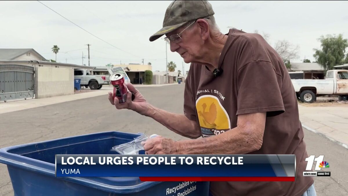 Local man urges people to recycle