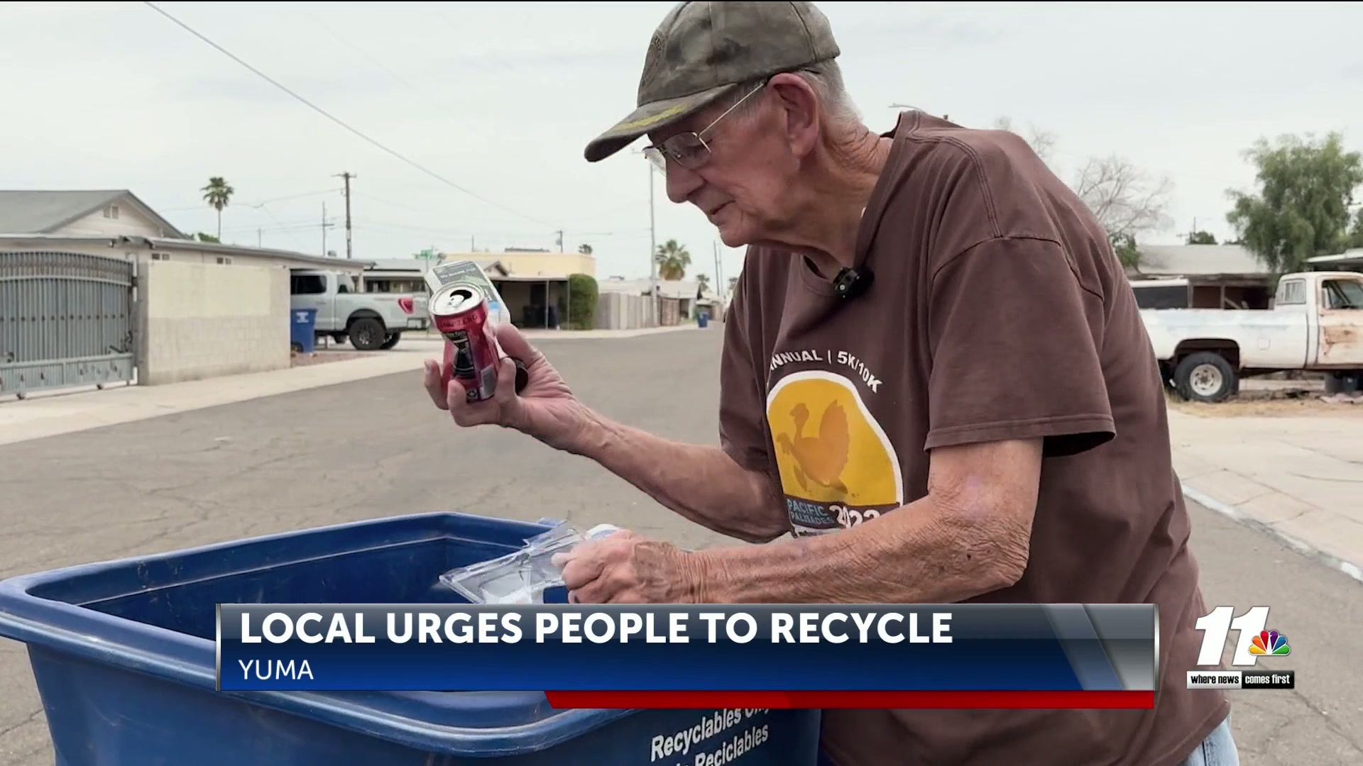 Local man urges people to recycle