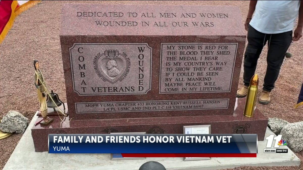 Family and friends honor Vietnam Veteran