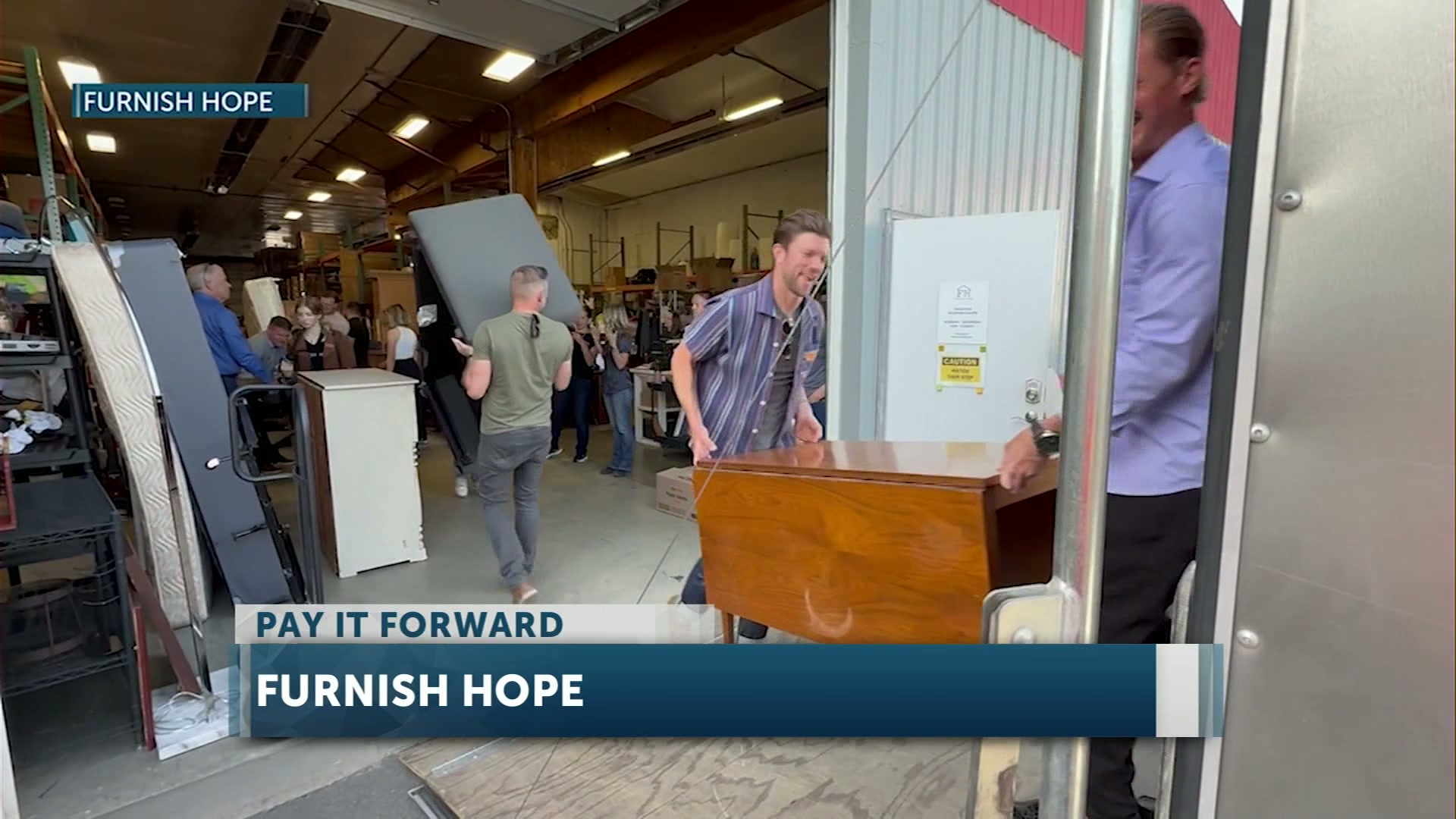 PAY IT FORWARD: Furnish Hope for families in need
