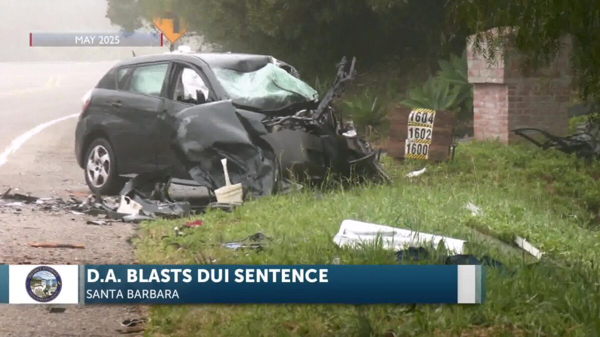 Santa Barbara Woman Sentenced in Fatal DUI Crash