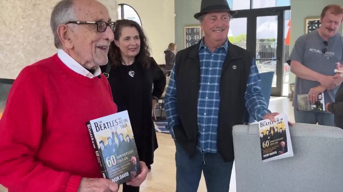 Journalist Ivor Davis wrote about the Beatles and listened to their music until the end