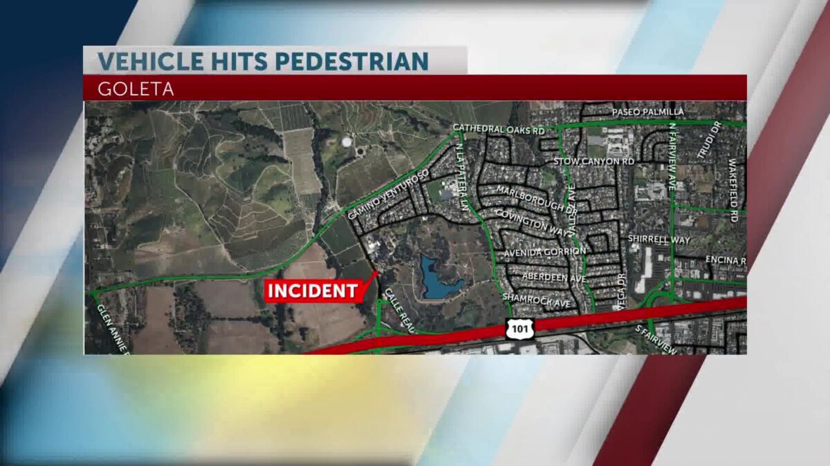Deputies Investigating Vehicle vs. Pedestrian Crash in Goleta