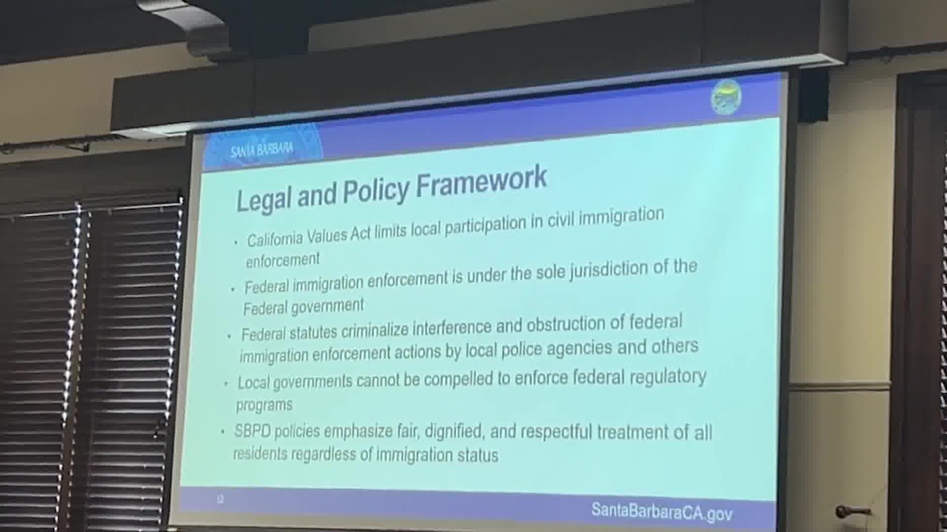 Santa Barbara City Council approves resolution in wake of ICE activity