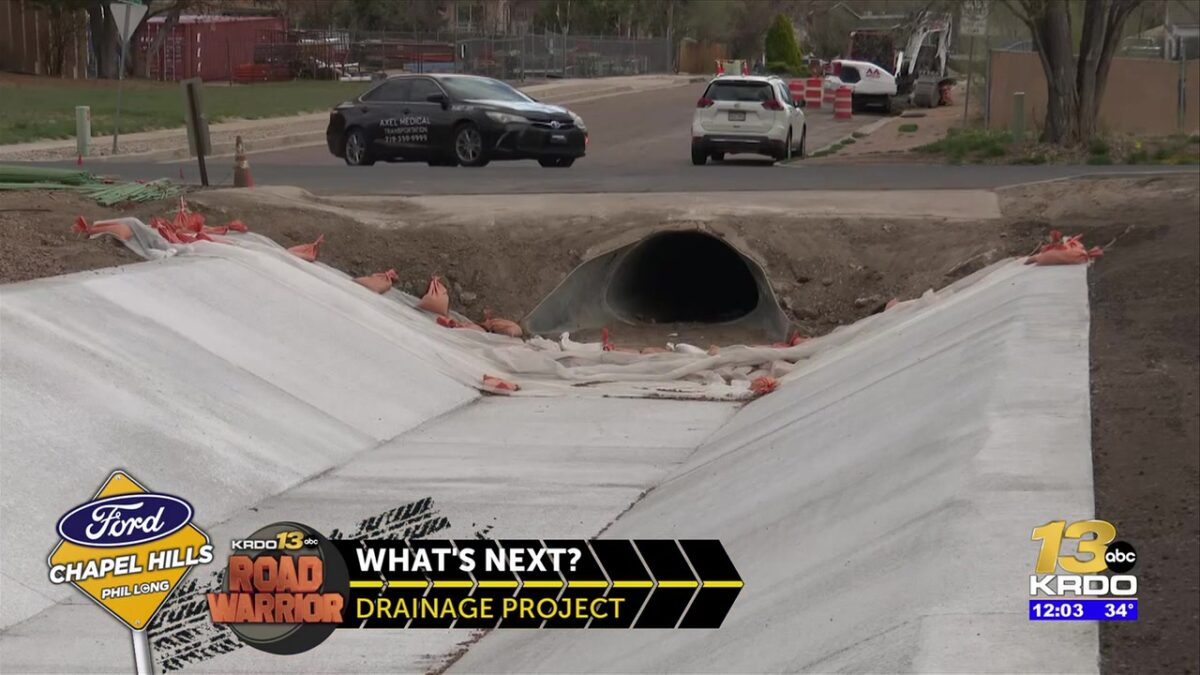 Repairs nearly complete on troubled drainage ditch in Cimarron Hills area of El Paso County