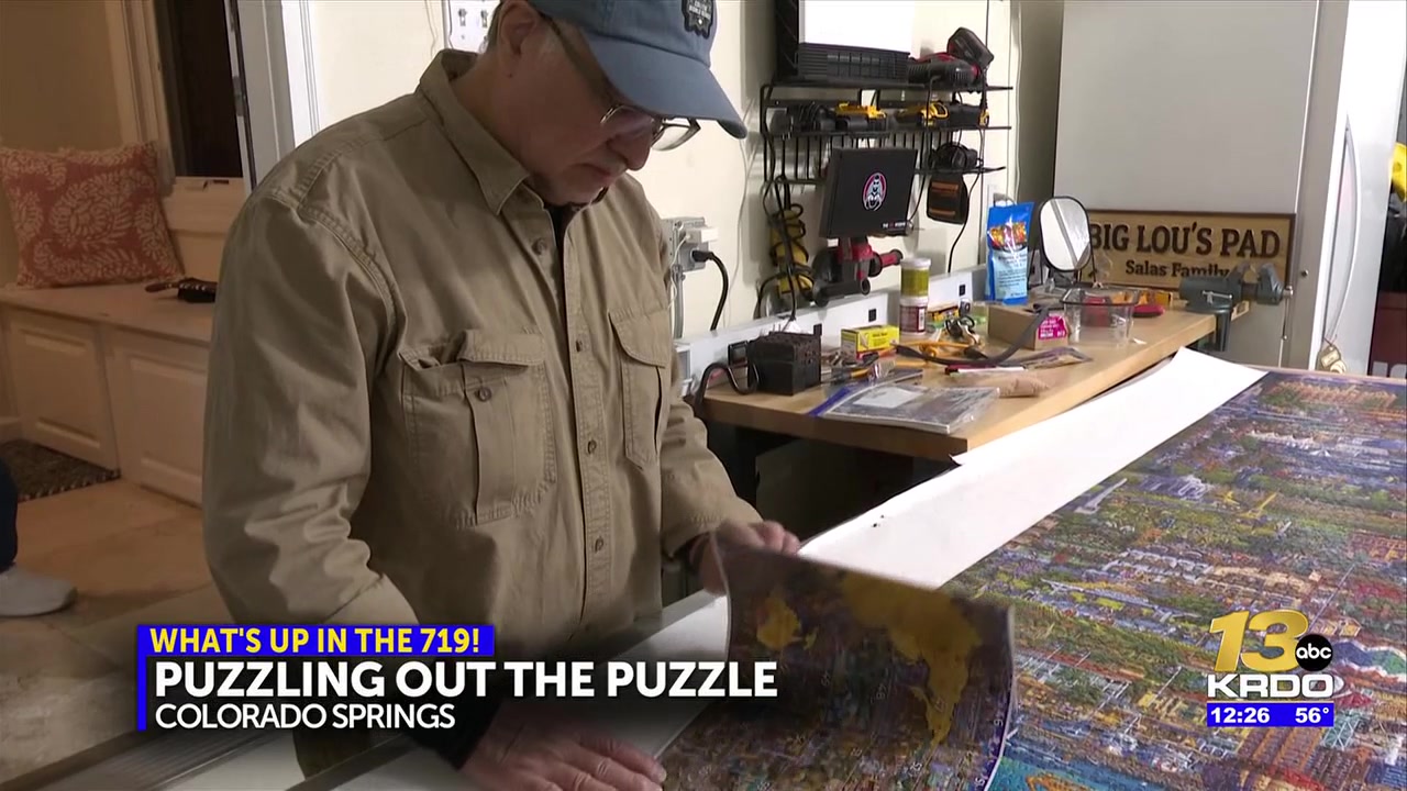 Colorado Springs man finishes largest commercial puzzle in the world