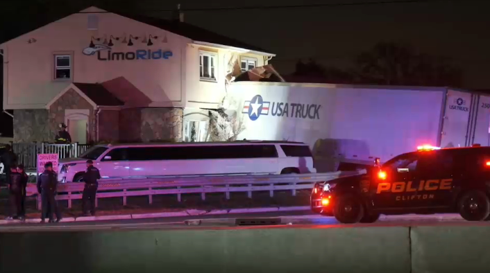 A tractor-trailer truck driver lost control of his vehicle