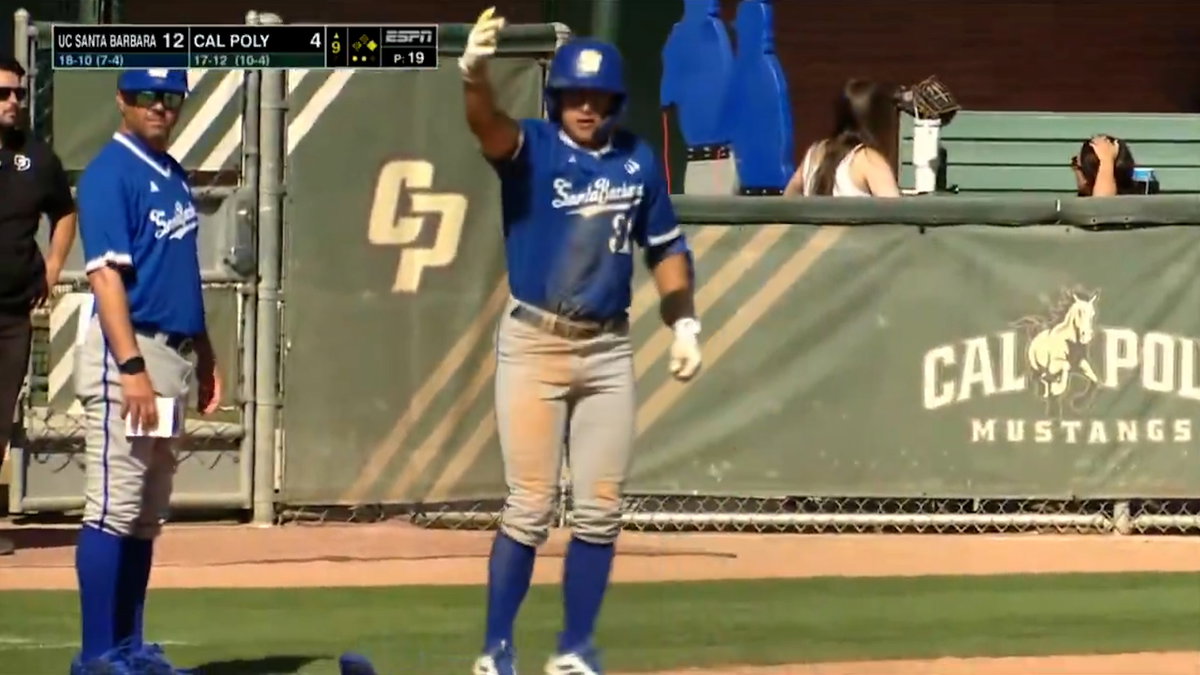 Gauchos are a hit as offensive explosion leads to 3-game sweep at Cal Poly