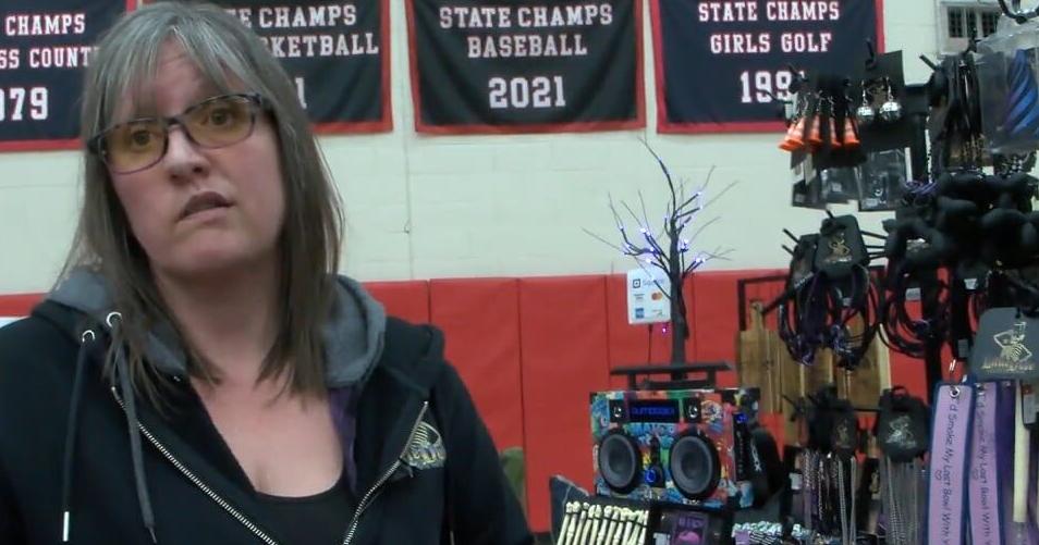 Lapeer entrepreneur and domestic violence survivor Stephanie Stamper uses her handmade skeleton art business to support other survivors.