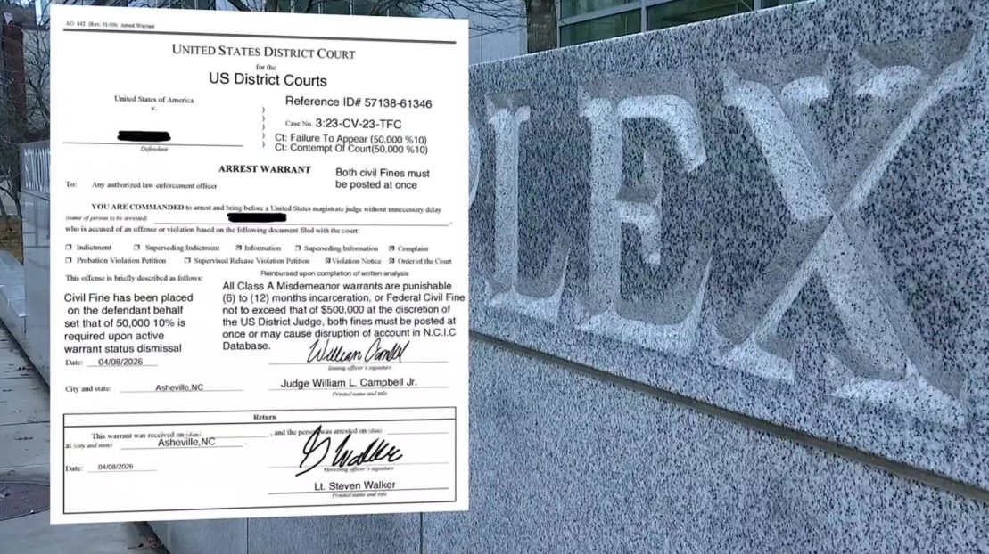 Pictured is a screen shot of a document used by a jury duty scammer.