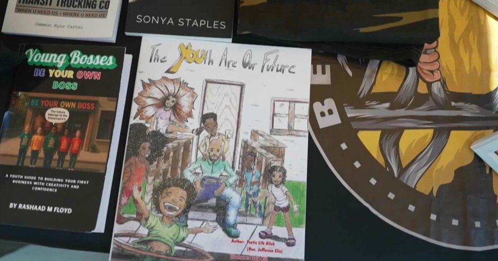 The 15th annual Carytown Spring Artisan Market at City Stadium featured a new booth highlighting the talents of incarcerated artists and authors.