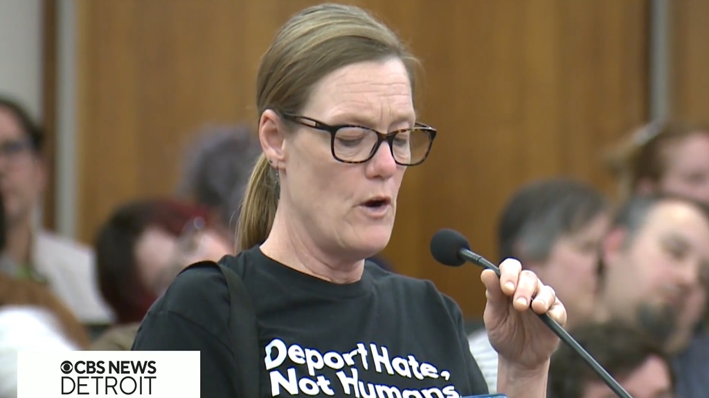 Many residents showed up to the Oakland County Board of Commissioners' meeting to voice their concerns over the drone program.