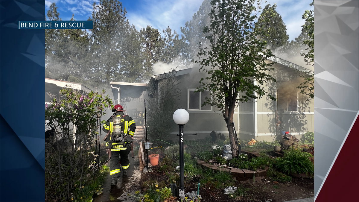Discarded smoking materials spark fire that destroys Bend mobile home